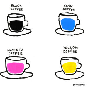 Cmyk coffee