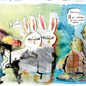 Coelho de duas cabeças